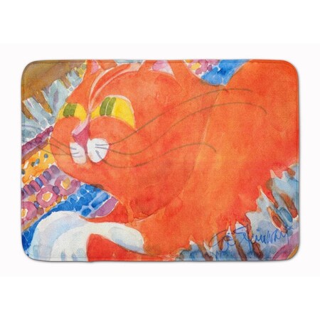 Carolines Treasures Cat Machine Washable Memory Foam Mat 6033RUG